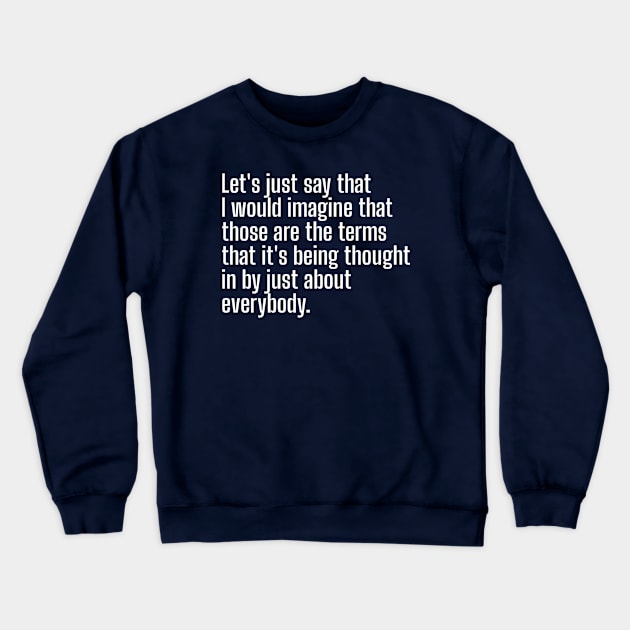 Mike's retirement foreshadow Crewneck Sweatshirt by Nate's World of Tees